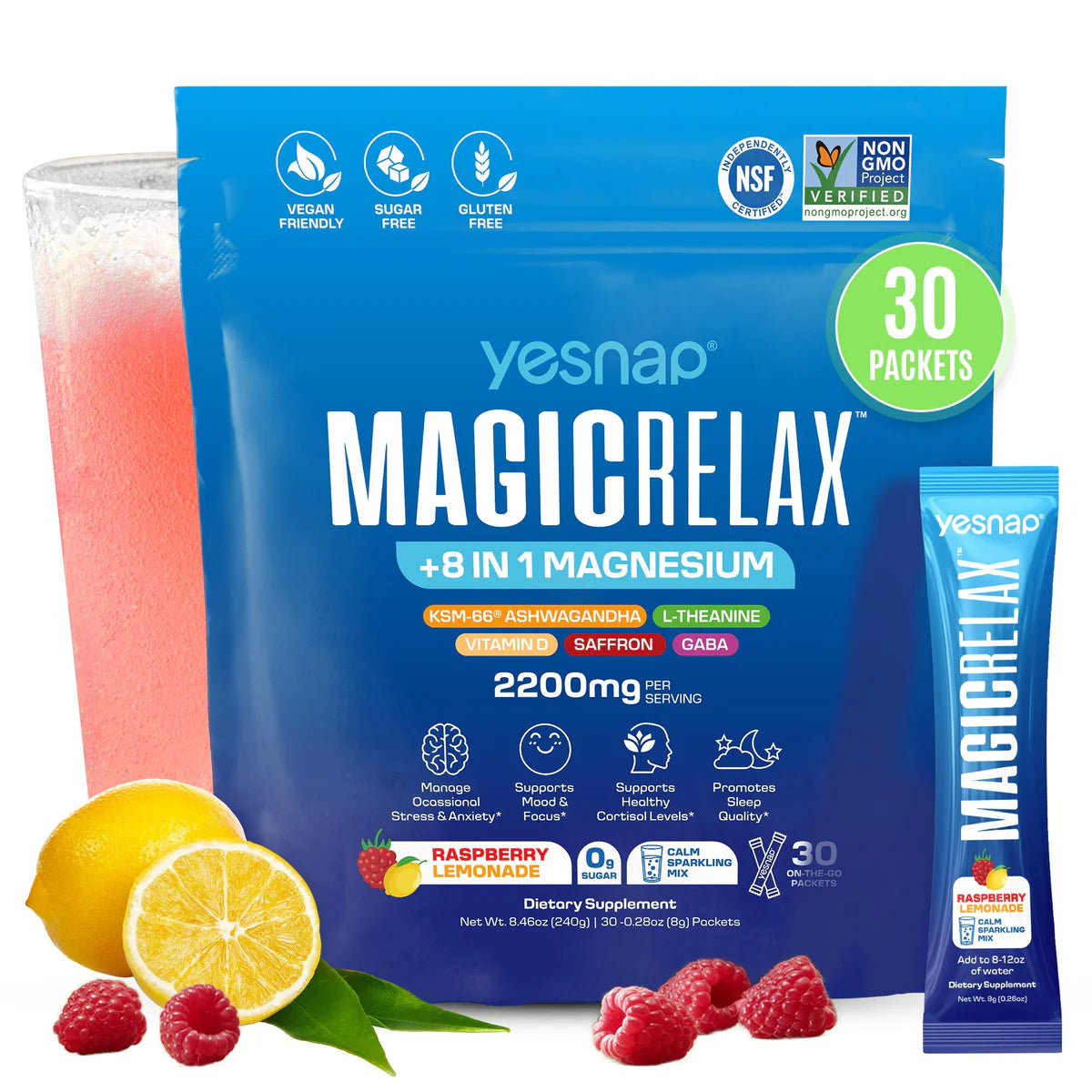 Yesnap MagicRelax™ Potenciador de Glúteos con Magnesio 8 en 1