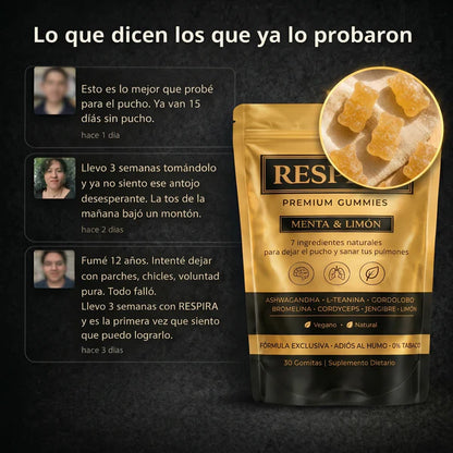 Respira - Gomitas Premium Anti-Smoking